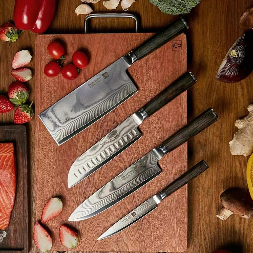 Damascus Knife Set